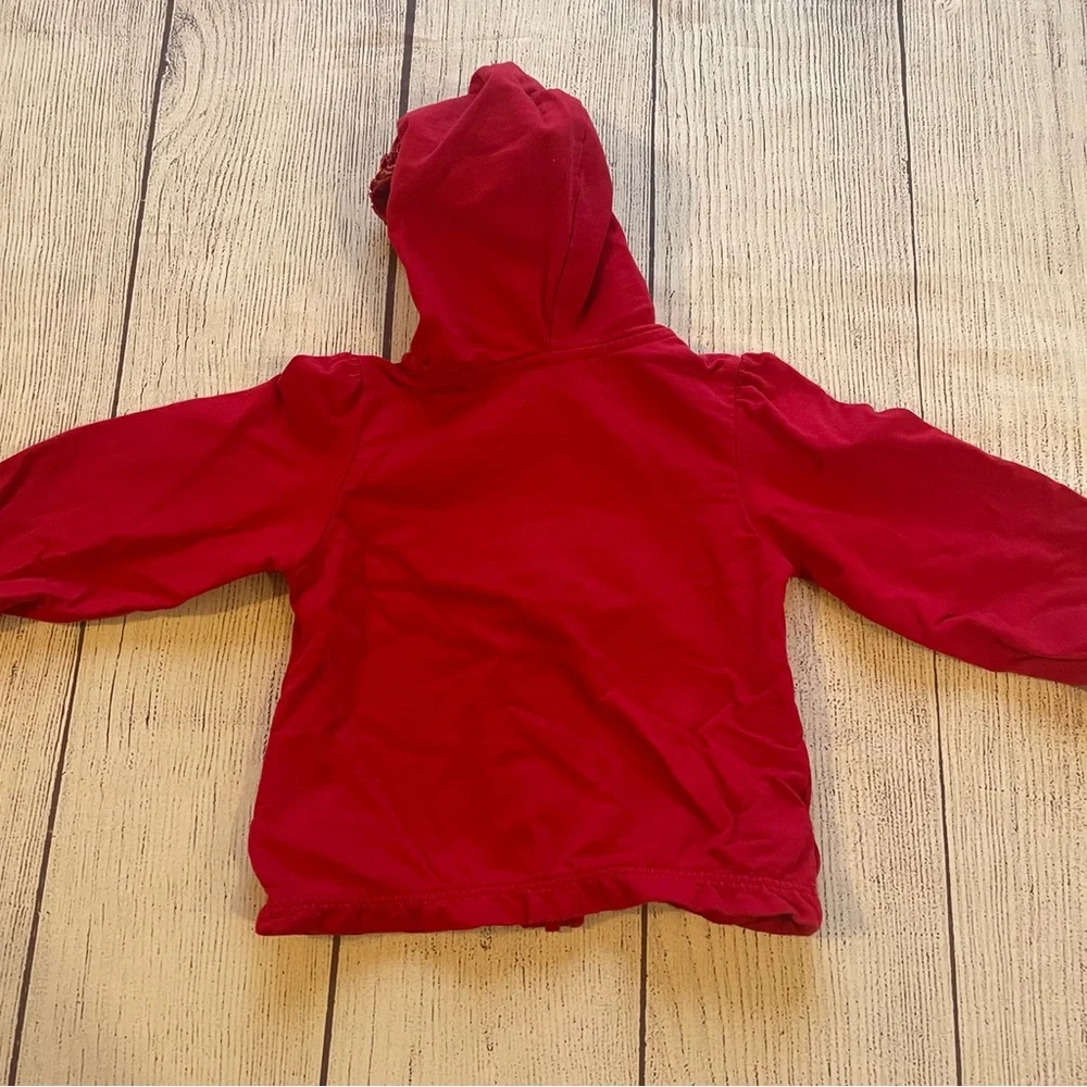Gymboree Poppy Love Red Hoodie size 2Y